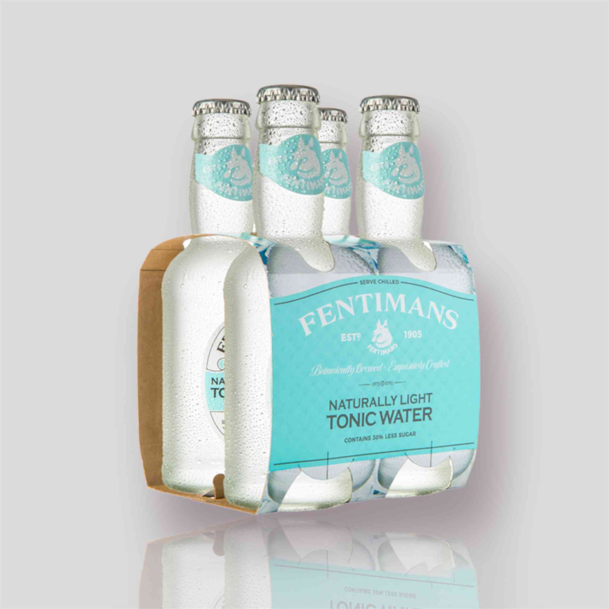 4-Pack Fentimans Light Tonic Water 
